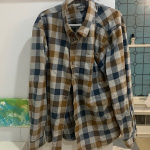 Eddie Bauer button up plaid XXL
